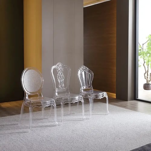 كرسي حفلات ومناسبات اكليريك شفاف قوي مقاوم للخدش O...