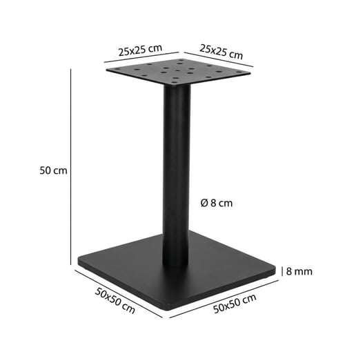 قاعدة طاولة ضيافه و كوفي لون اسود مقاس 55CM*45CM*2...