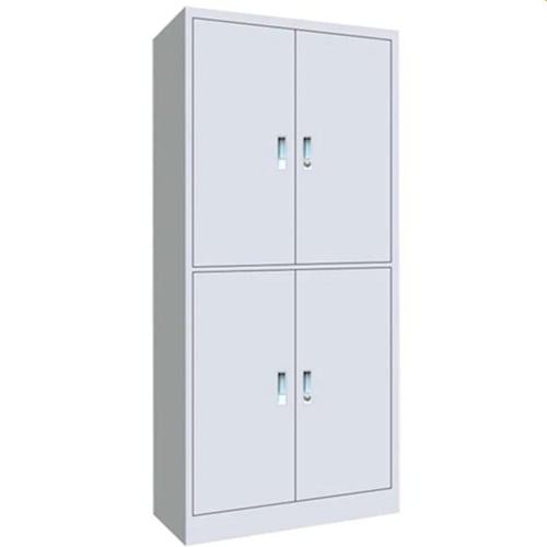 دولاب ملابس حديد 4 ابواب مع ارفف داخلية مقاس 185×8...