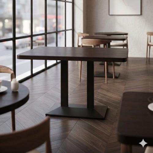 طاولة طعام مستطيل لونها خشبي 70-BA-C120COFFEE