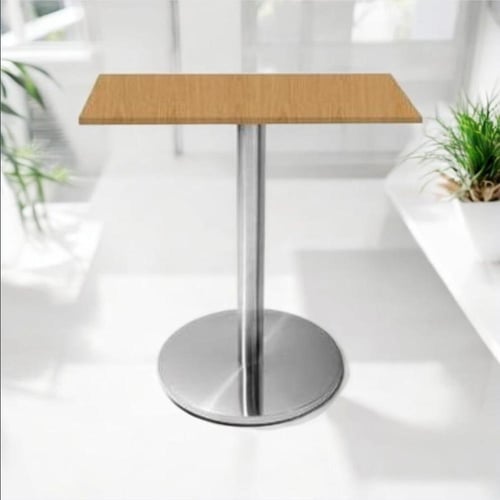 قاعدة طاولة طعام استانليس استيل فضي دائري GWD1265S