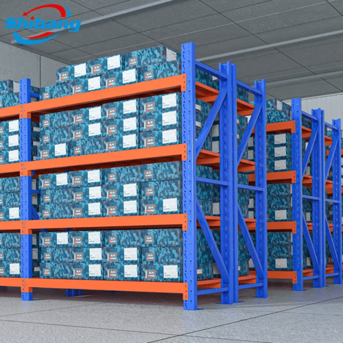 رفوف تخزين حديد 4 ادوار يتحمل كل رف 500كجم مقاس 60...