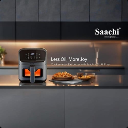 مقلاة Saachi الهوائية هي طراز NL-AF-4794-GY،