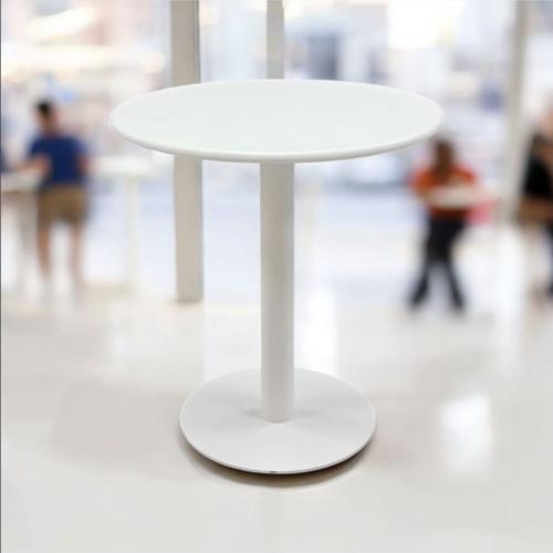 طاولة طعام خارجية حديد بالكامل مقاس 70CM*75CM لون...