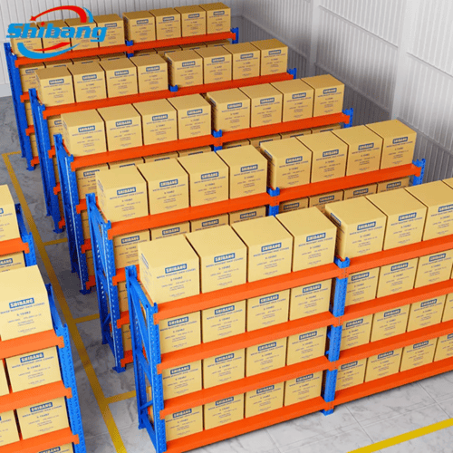 رفوف تخزين حديد 4 ادوار يتحمل كل رف 500كجم مقاس 60...