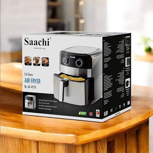 قلاية هوائية ساتشي 5 لتر – طعام صحي ولذيذ بدون زيت