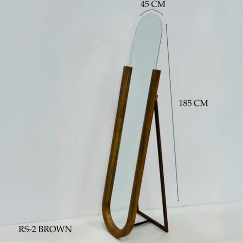 مرايا كبيره​ باستاند خشبي 184سم