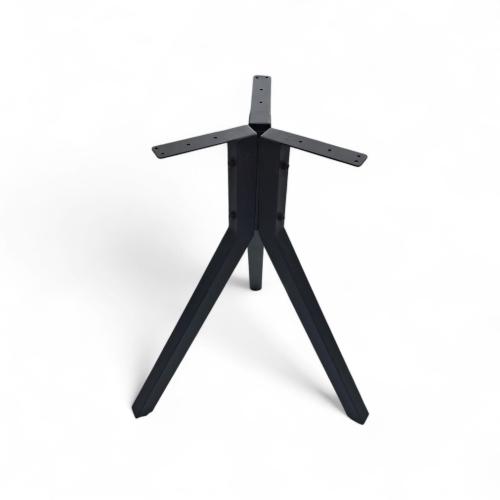 قاعدة طاولة طعام وكوفي ب3ارجل لون اسود مقاس 74CM*6...