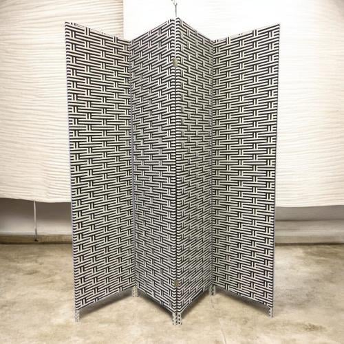 بارتشن مخطط ابيض و اسود SH20263