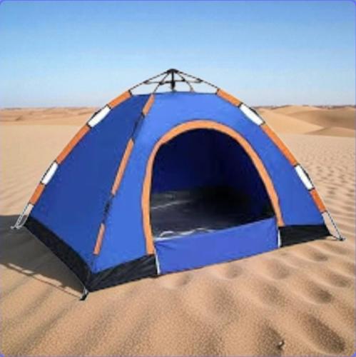 خيمة تخييم أوتوماتيكية (منبثقة) باللونين الأزرق وا...