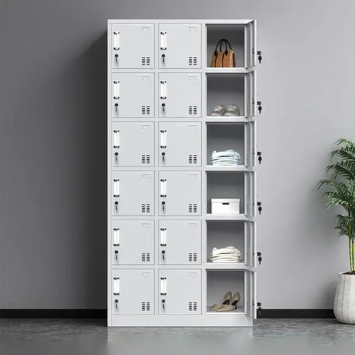 دولاب صناديق امانات حديد 18خانه بيج GWD1341