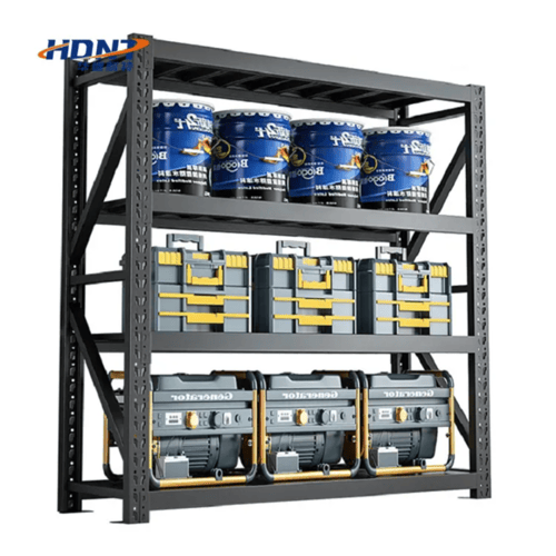 رفوف تخزين حديد 4 ادوار يتحمل كل رف 300كجم مقاس 60...