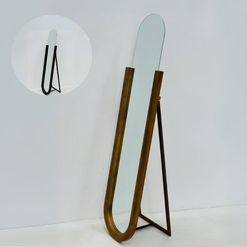 مرايا كبيره​ باستاند خشبي 184سم