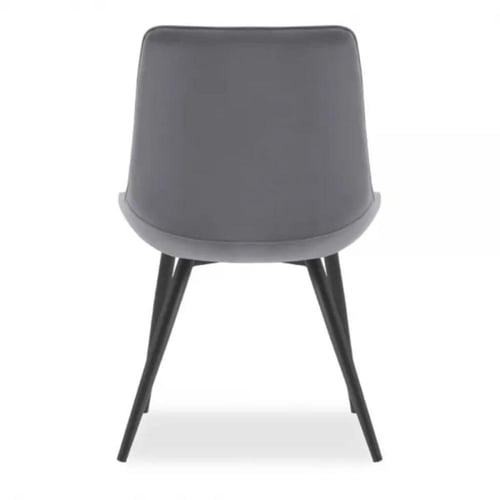 كرسي طعام و كافيه جلد رمادي IEASYS2GREY