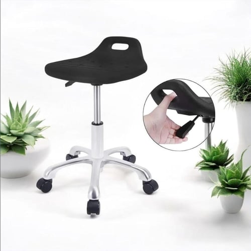 كرسي كاشير هيدروليك بمقعد بلاستيك بدون ظهر CH26AL