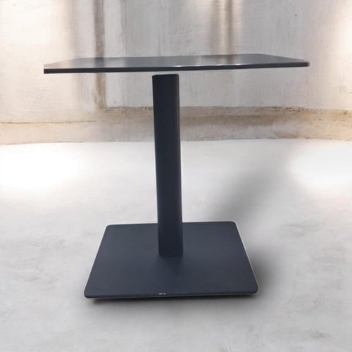 طقم ضيافة و كافيه طاولة سراميك مربع مع 2 كراسي جلد...