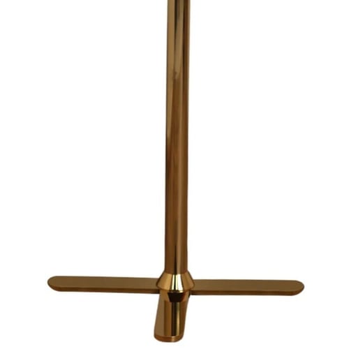 طاولة ضيافة للقهوة فاخرة دائرية 45سم سطح رخام وقاع...