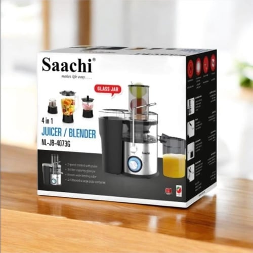 عصارة وخلاط 4 في 1 من ماركة ساتشي NL-JB-4073