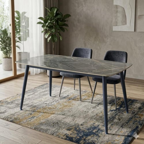 قاعدة طاولة طعام مستطيل اسود مقاس 120CM*60CM*70CM...