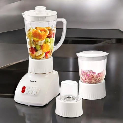 خلاط ساتشي 3 في 1 غير قابل للكسر مع وعاء صغير لون...