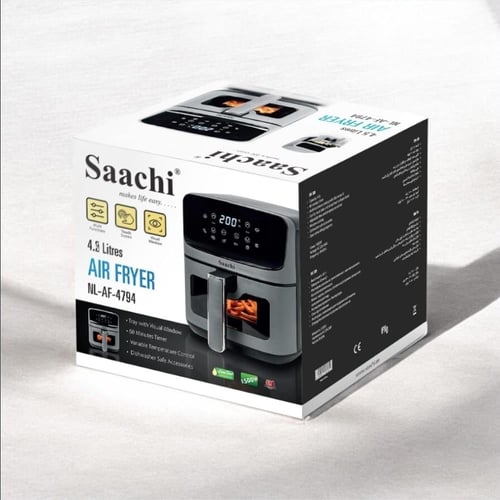مقلاة Saachi الهوائية هي طراز NL-AF-4794-GY،