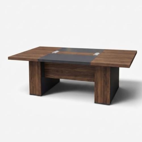 طاولة اجتماعات مقاس 2,40M×100CM×75CM لون جوزي FF-R...