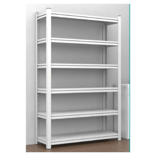 رفوف تخزين خشبية مع هيكل معدني لتحمل الاوزان 5ادوا...