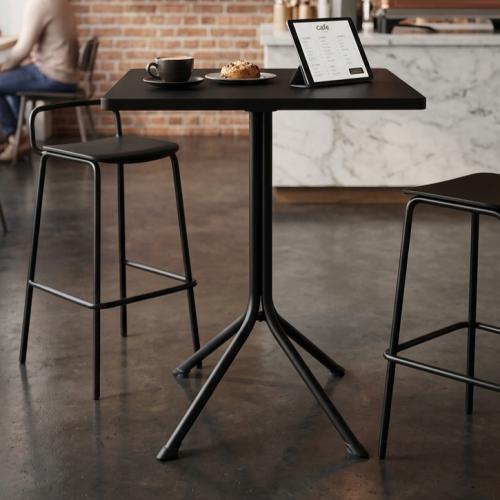 طاولة طعام فابير مربعة اسود ZH017BLACK