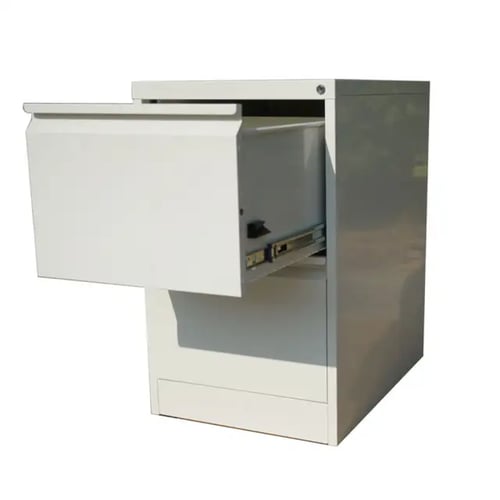 دولاب ادراج امانات وملفات حديد 2خانة بيج FC-D2A