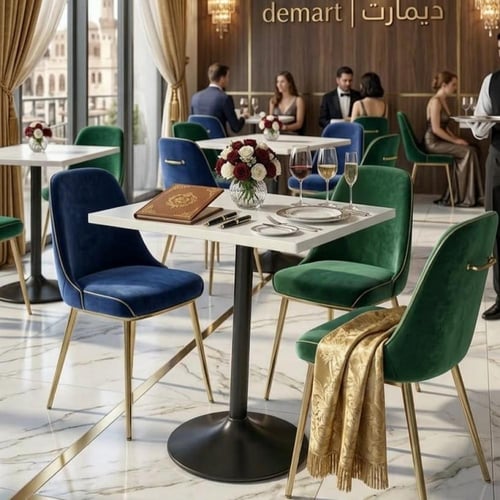 طاولة ضيافة للقهوة فاخرة مربعة 60CM*60CM*75CM سطح...