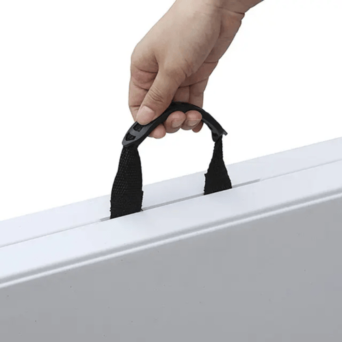 طاولة فايبر للمناسبات مستطيل ابيض قابلة للطي بالكا...