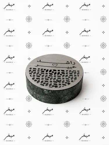 مبخر رخام أنيق ( لون أخضر )