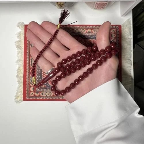 بكلايت حياكة يدوية ( جدايل ) - عنابي