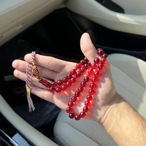 سبحة زعفران - احمر