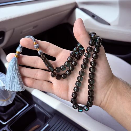 سبحة زعفراني - تركوازي