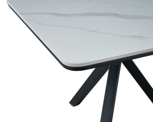 طاولة كافيه سيراميكية بتصميم عصري بثلاثة ألوان ومق...