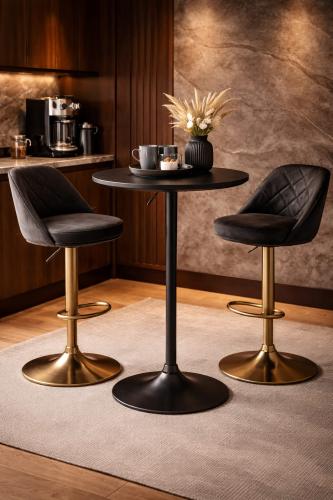 طاولة بار قابلة للتعديل بارتفاع متغير متعددة الالو...