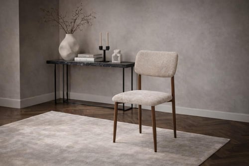 كرسي طعام مبطن بتصميم أنيق وراحة يومية متعدد الالو...