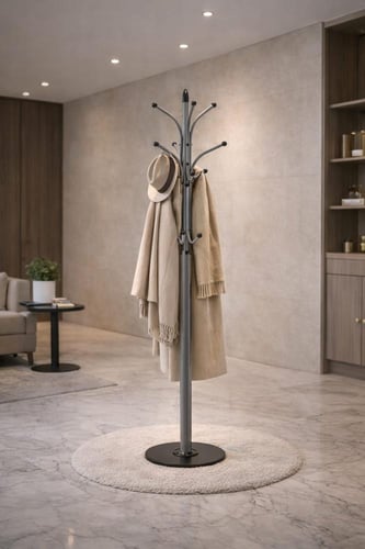 علاقة ملابس أرضية أنيقة متعددة الاستخدام ألوان متع...