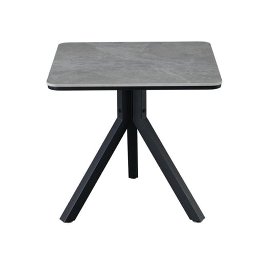 طاولة كافيه سيراميكية بتصميم عصري بثلاثة ألوان ومق...