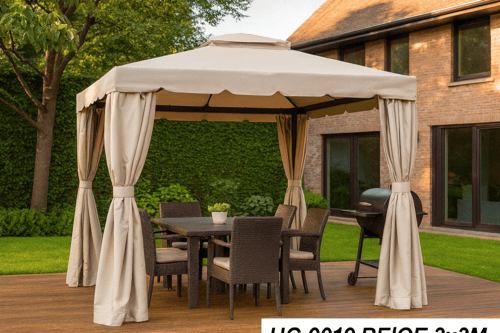 خيمة خارجية باللون البيج (متعدد المقاسات)