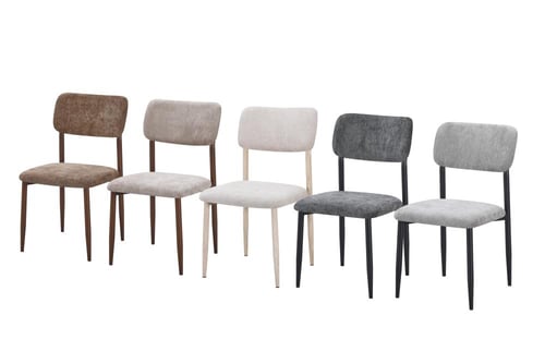 كرسي طعام مبطن بتصميم أنيق وراحة يومية متعدد الالو...