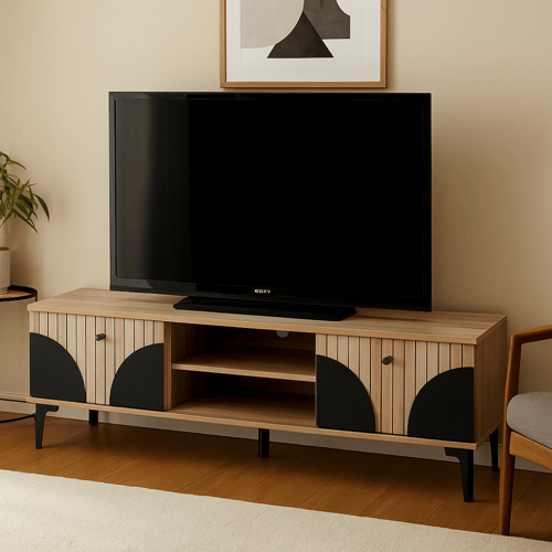 طاولات تلفزيون بتصميم أنيق مقاسات بثلاثة ألوان عصر...