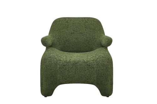 جديد كرسي قماش أخضر بتصميم عصري مستوحى من الطبيعة