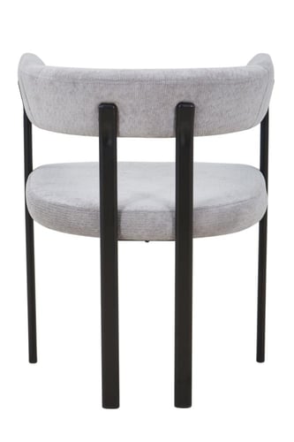 كرسي طعام فاخر مودرن بقماش متعدد الالوان