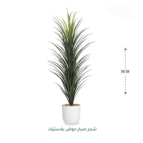 شجرة صبار صناعية فاخرة بحوض ديكوريمتوفر وألوان حوض...