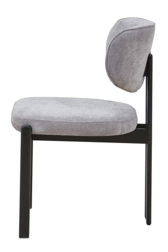 كرسي طعام مودرن مبطن بقماش فاخر