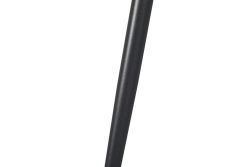 كرسي طعام مخملي عصري بأرجل معدنية سوداء وألوان متع...