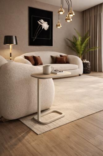 طاولة خدمة جانبية سيراميك بتصميم منزلق للكنب – أنا...