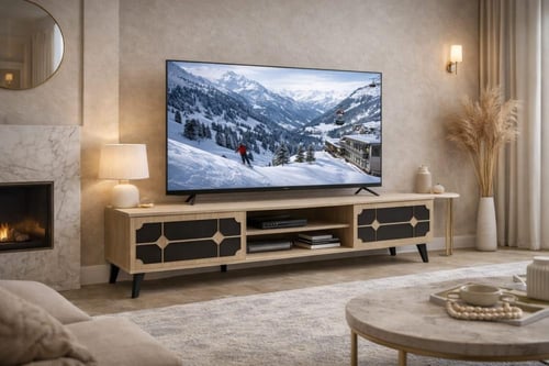 طاولة تلفزيون بلازما خشب ألوان و المقاسات متعددة م...